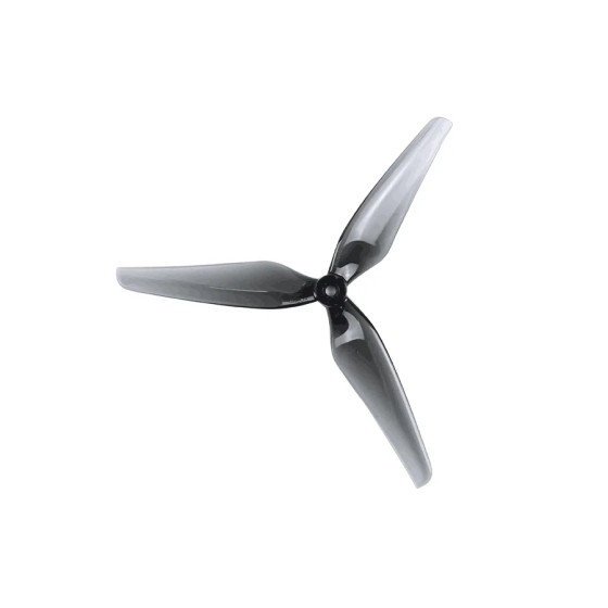 Wholesale HQProp 8X4X3 8 Inch 3-blade Propeller Grey Transparent PC Material Drone Traversing Plane Propeller Blade